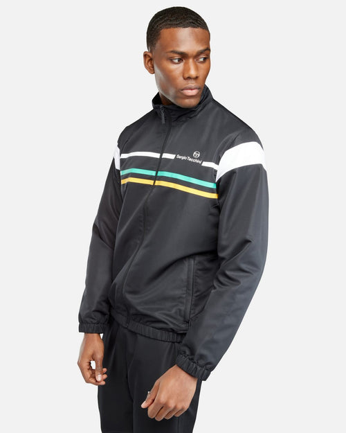 Tuta plug-in Sergio Tacchini - nera/bianca/verde - Footkorner