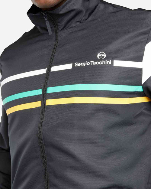 Tuta plug-in Sergio Tacchini - nera/bianca/verde - Footkorner