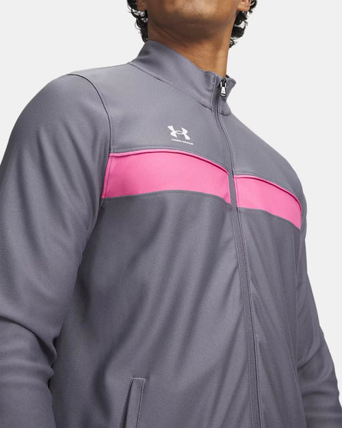 Survêtement Under Armour Challenger - Gris/Rose - Footkorner