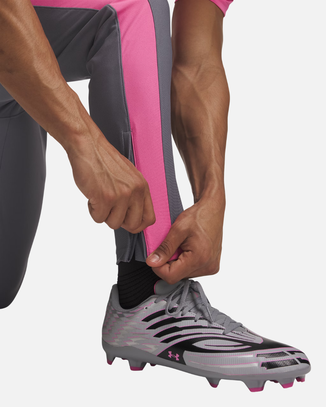 FootkornerUnder Armour Challenger Tracksuit - Grey/Pink