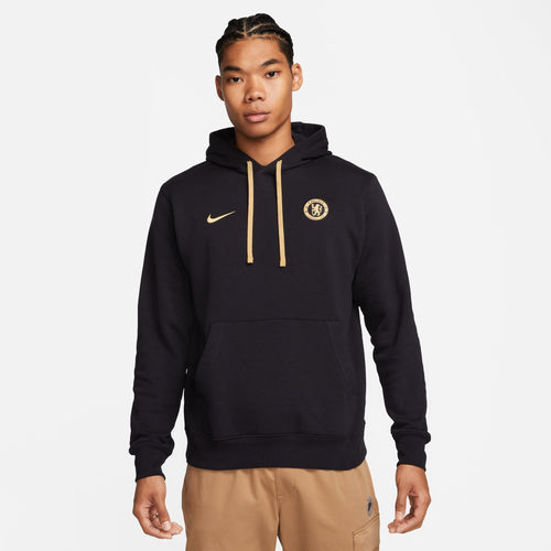 Sweat à capuche Chelsea 2023/2024 - Noir/Doré - Footkorner