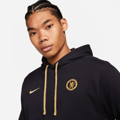 Sweat à capuche Chelsea 2023/2024 - Noir/Doré - Footkorner