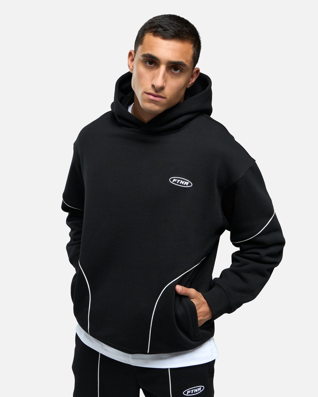 Felpa con cappuccio FK Hike - Nera