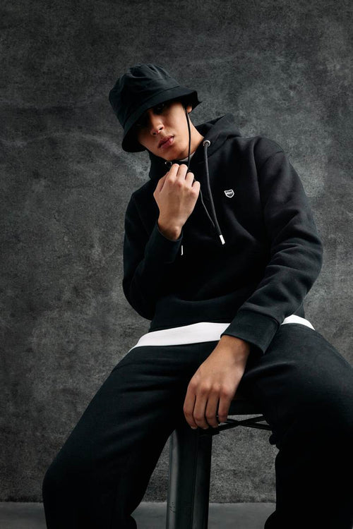 Sudadera con capucha FK Premium - Negro - Footkorner