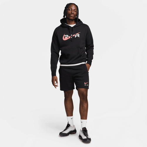 Nike Air Hoodie – Schwarz/Rot - Footkorner