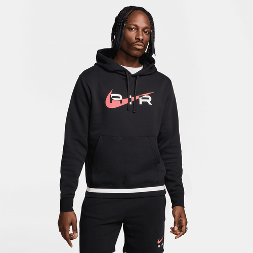 Nike Air Hoodie – Schwarz/Rot - Footkorner
