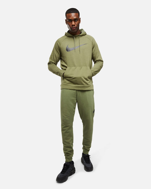 Sweat a capuche Nike Running Dry Graphic - Kaki/Noir - Footkorner