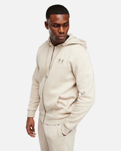 Sudadera con capucha Under Armour Essential Fleece - Beige - Footkorner