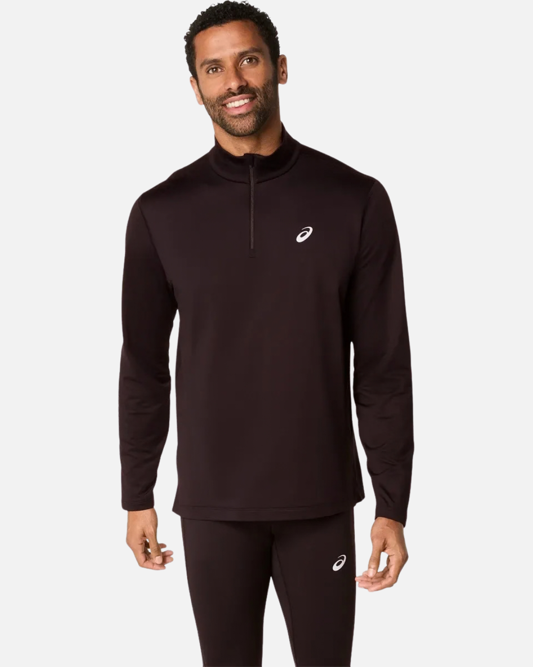 FootkornerSweat Asics Core 1/2 Zip Winter - Bordeaux