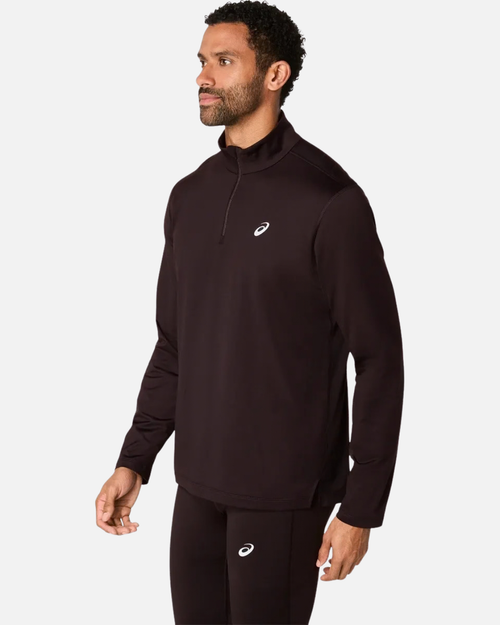 Sweat Asics Core 1/2 Zip Winter - Bordeaux - Footkorner