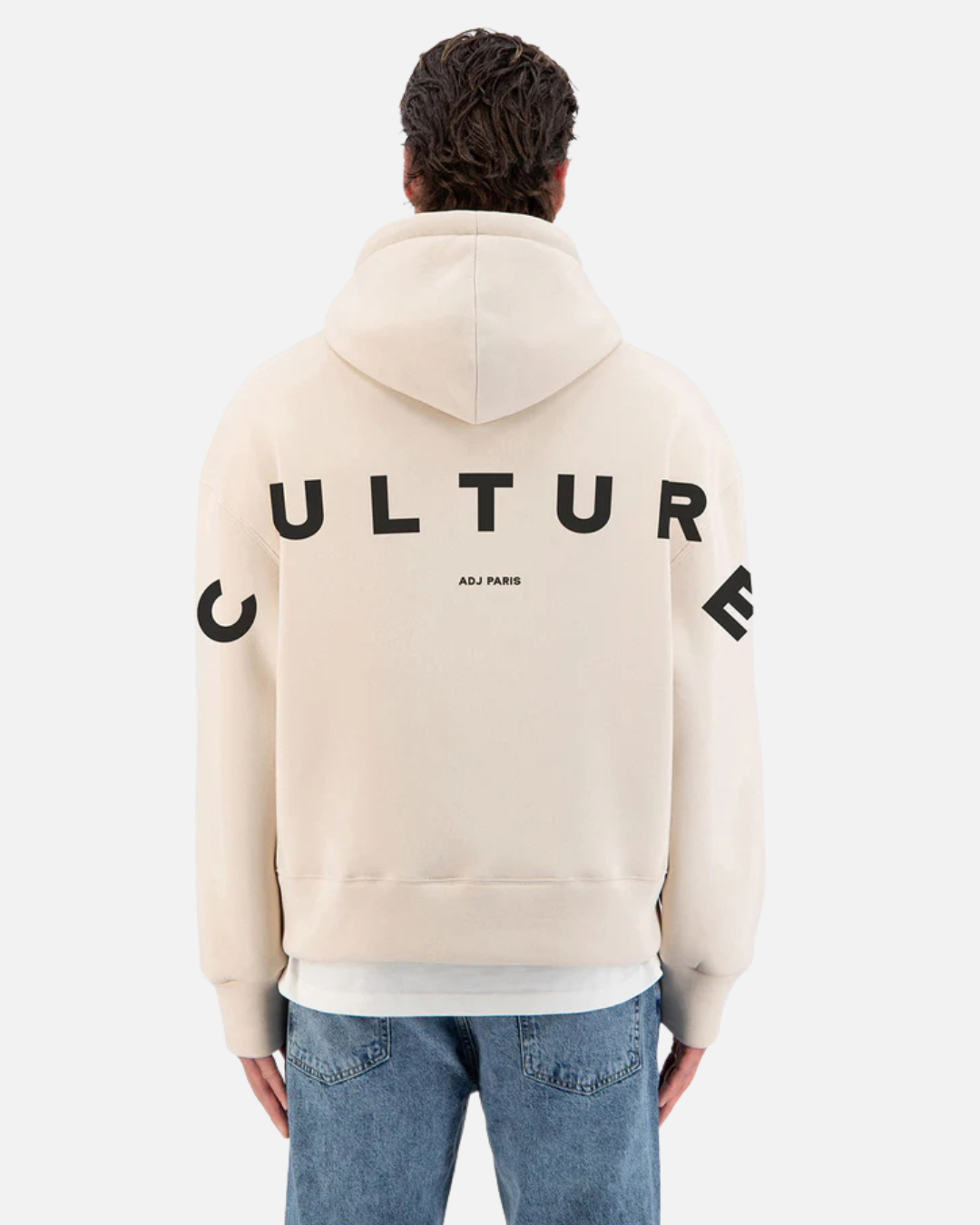 Sweat à capuche ADJ Culture Print - Noir/Blanc - Footkorner - Footkorner