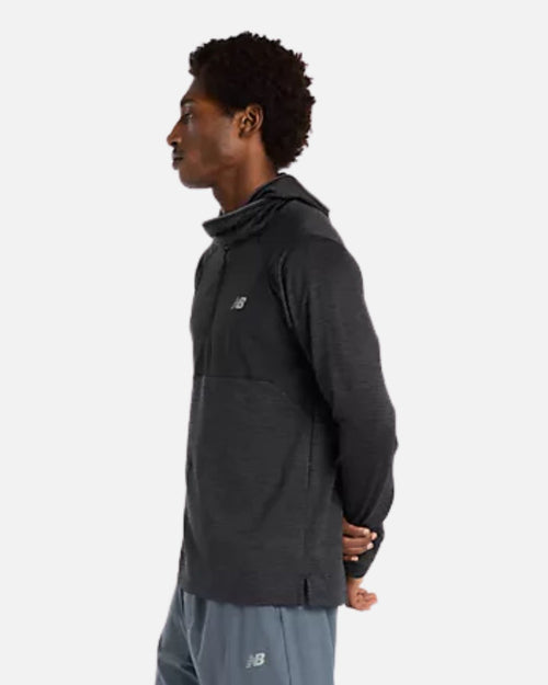 Sweat Cagoule intégrée New Balance Heat Grid - Noir - Footkorner