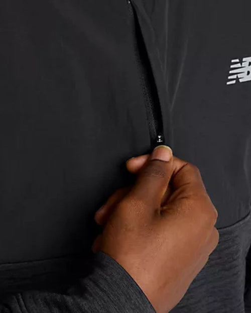 Sweat Cagoule intégrée New Balance Heat Grid - Noir - Footkorner