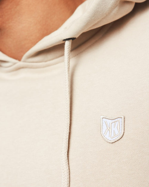 Felpa con cappuccio cargo FK - beige - Footkorner