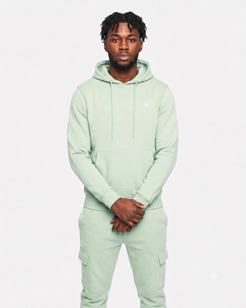 Sweat à capuche FK Cargo - Vert d'eau - Footkorner