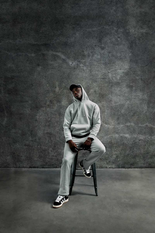 Felpa con cappuccio FK Premium - Grigia - Footkorner