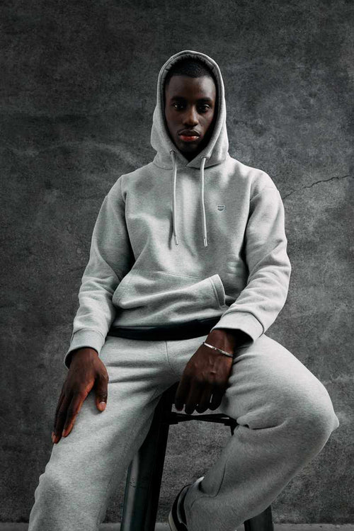 Felpa con cappuccio FK Premium - Grigia - Footkorner