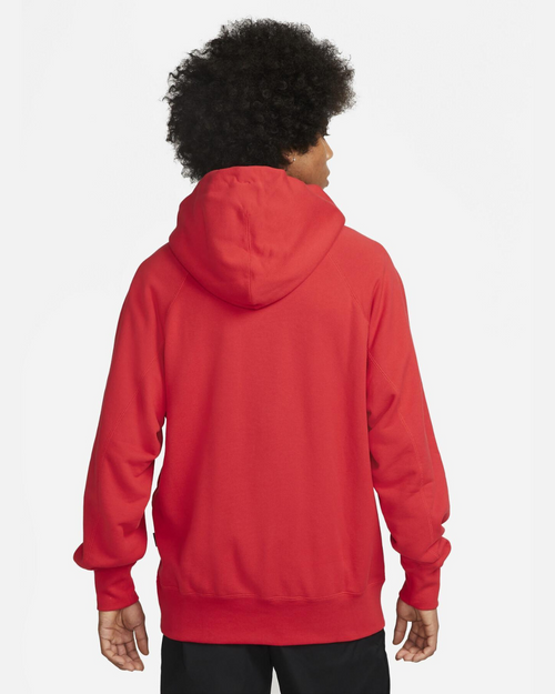 Felpa con cappuccio Nike Air - Rossa - Footkorner