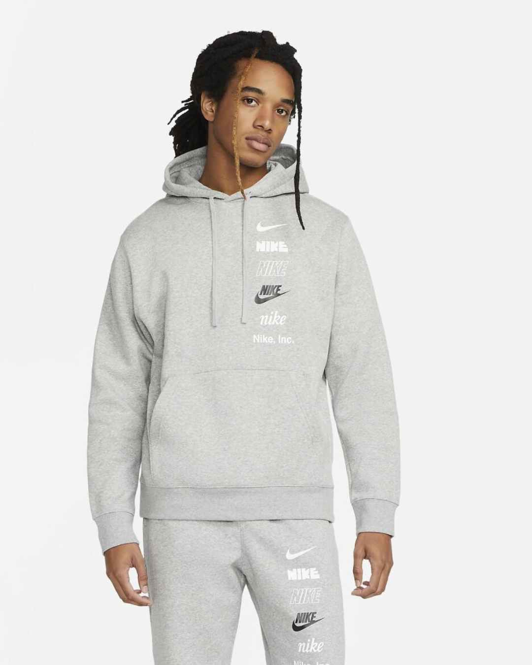 FootkornerNike Club Hoodie - Gray