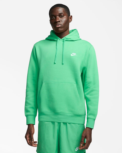 Sweat capuche Nike Sportswear Club fleece - Vert - Footkorner