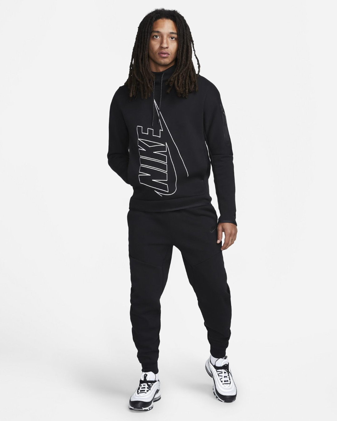 FootkornerSudadera con capucha Nike Tech Fleece - Negro