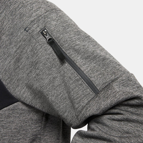 Felpa con cappuccio Nike Therma-Fit - Grigia/Nera - Footkorner