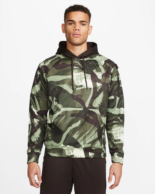 Sweat à capuche Nike Therma-Fit - Marron/Kaki - Footkorner