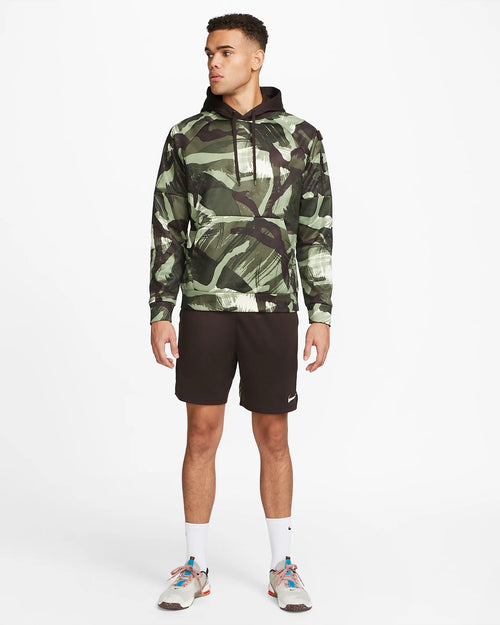 Sweat à capuche Nike Therma-Fit - Marron/Kaki - Footkorner