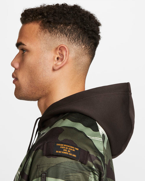 Sweat à capuche Nike Therma-Fit - Marron/Kaki - Footkorner