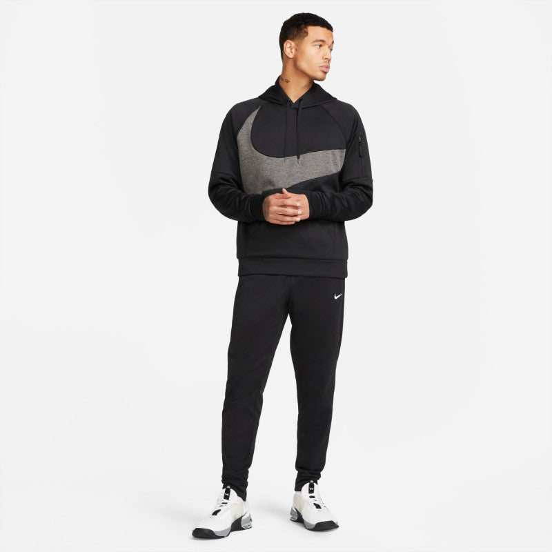 FootkornerNike Therma-Fit Kapuzenpullover – Schwarz/Grau