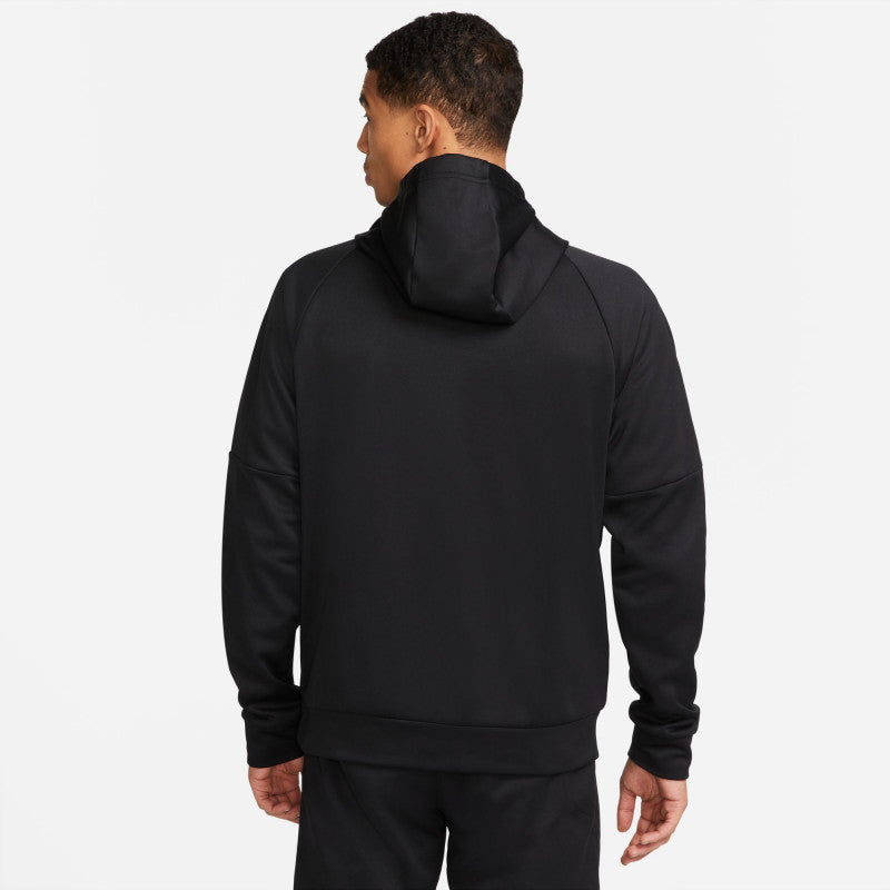 FootkornerNike Therma-Fit Kapuzenpullover – Schwarz/Grau