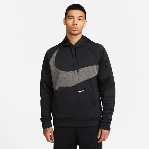 Nike Therma-Fit Kapuzenpullover – Schwarz/Grau - Footkorner