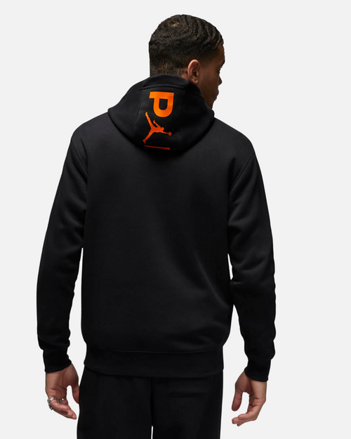 PSG Fleece Hoodie - Black/Grey/Orange - Footkorner