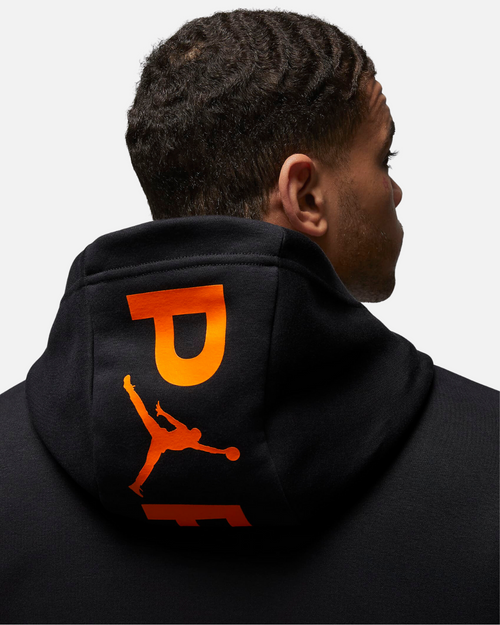 PSG Fleece Hoodie - Black/Grey/Orange - Footkorner