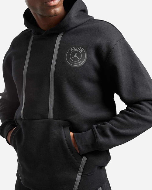 PSG Fleece Hoodie - Black/Grey/Orange - Footkorner