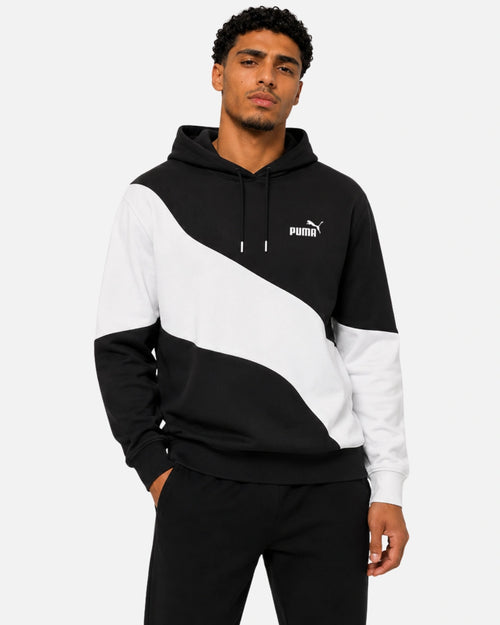 Puma Power Hoodie - Black/White - Footkorner