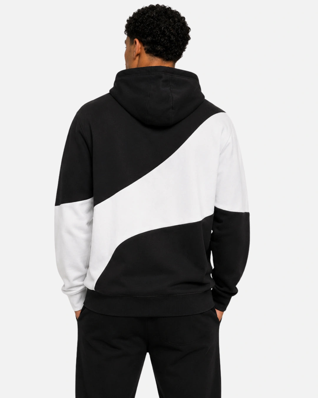 FootkornerPuma Power Hoodie - Black/White