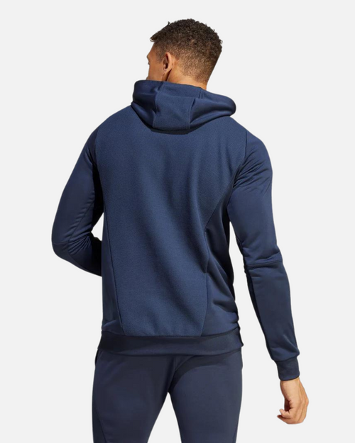 Felpa con cappuccio Real Madrid - Blu/Bianco - Footkorner