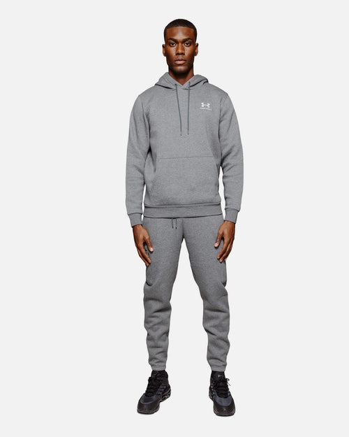 Sweat à capuche Under Armour Essential Fleece - Gris - Footkorner