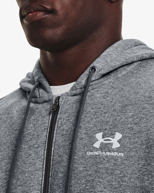 Sweat à Capuche Under Armour Running Essential Fleece - Gris - Footkorner