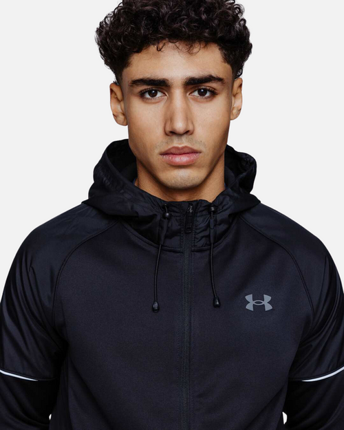 Giacca con cappuccio Under Armour Running Storm - Nero - Footkorner