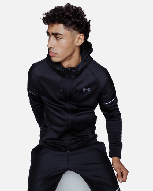Giacca con cappuccio Under Armour Running Storm - Nero - Footkorner