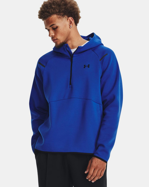 Under Armour Unstoppable Fleece-Hoodie – Blau - Footkorner