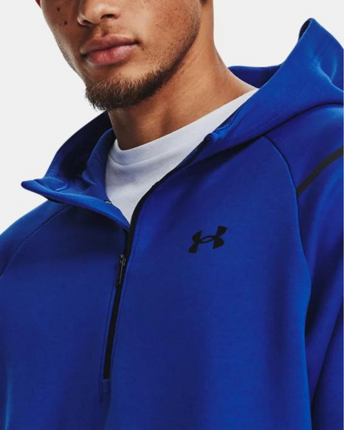 Under Armour Unstoppable Fleece-Hoodie – Blau - Footkorner
