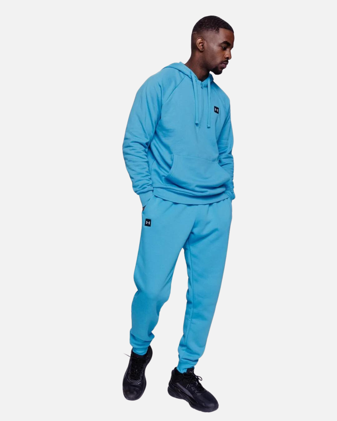 FootkornerUnder Armour Rival Fleece ½-Zip Kapuzenpullover – Blau