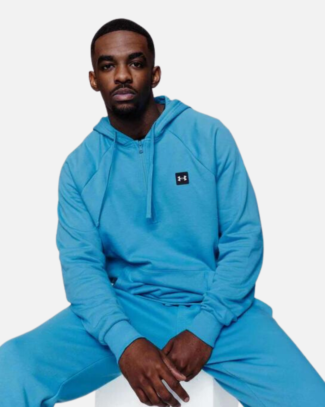 FootkornerUnder Armour Rival Fleece ½-Zip Kapuzenpullover – Blau
