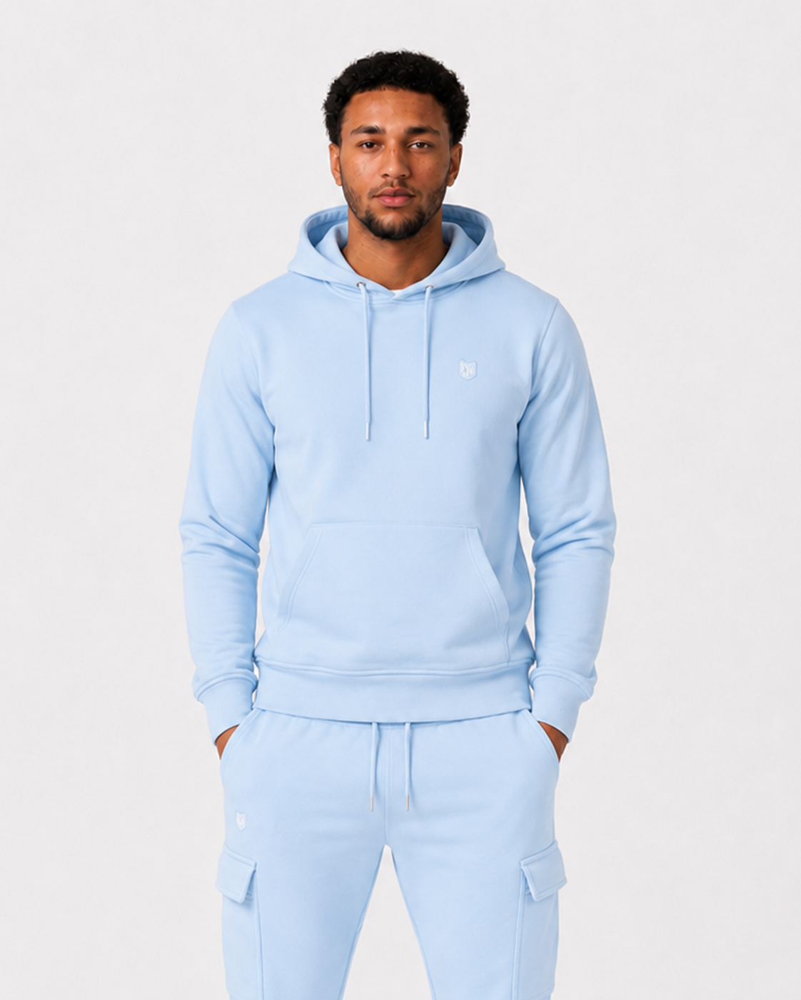FootkornerSweat à capuche FK Cargo - Bleu Pastel