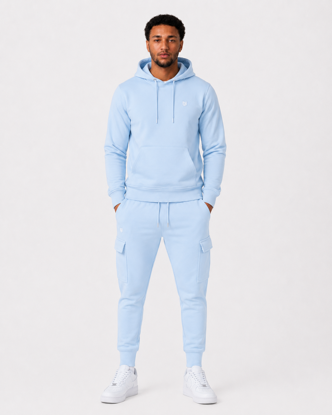 FootkornerSweat à capuche FK Cargo - Bleu Pastel
