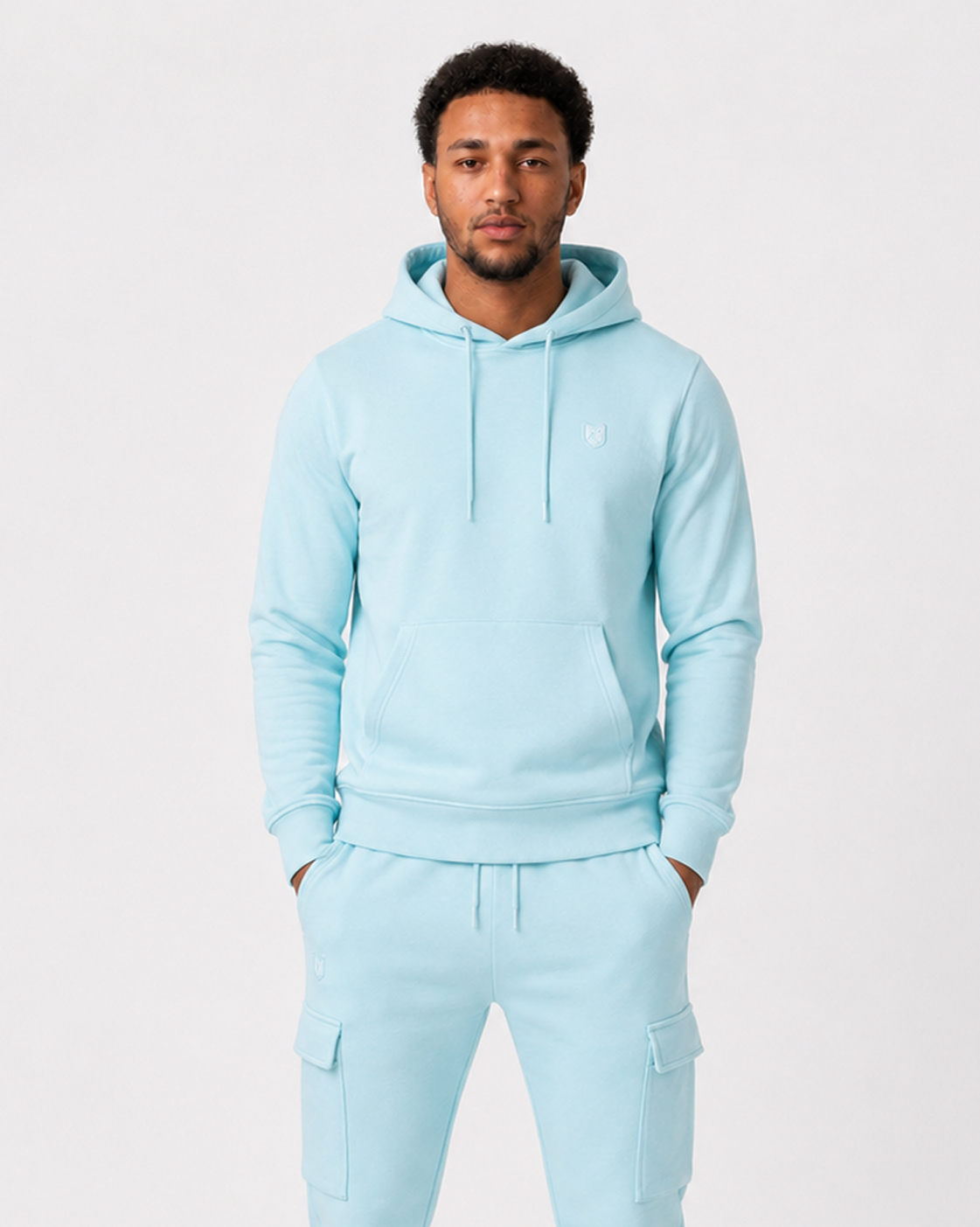 Sweat à capuche FK Cargo - Vert Pastel