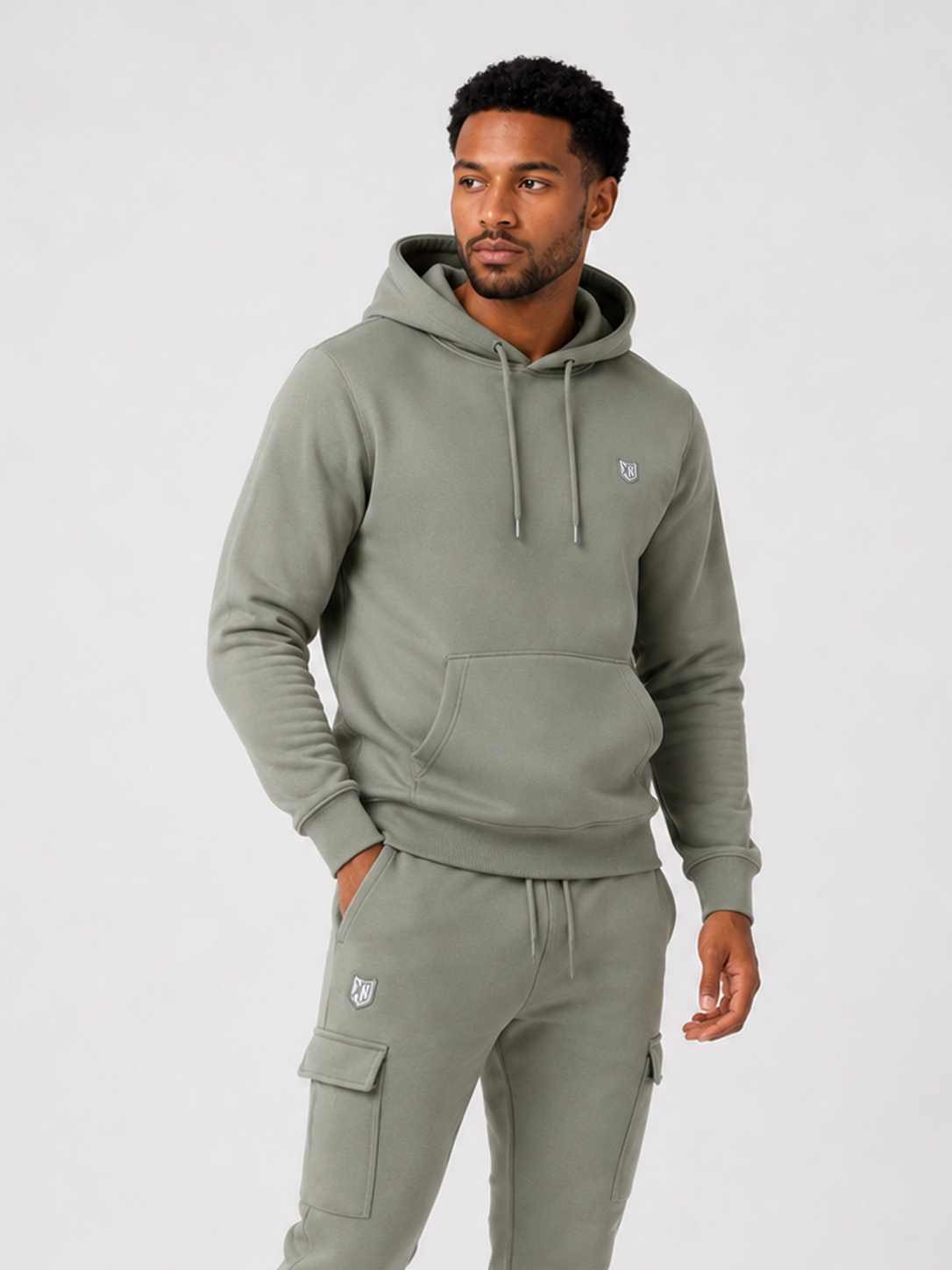 Sudadera con capucha FK Cargo - Caqui